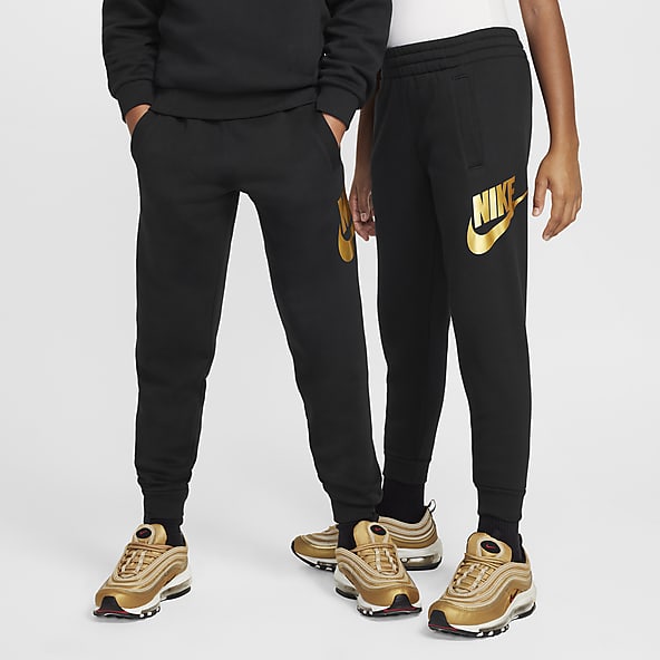 Pantalones de chandal negros para ninos as. Nike ES
